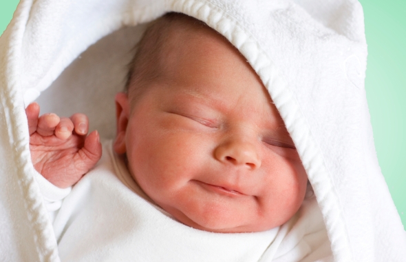 Newborn Smiling
